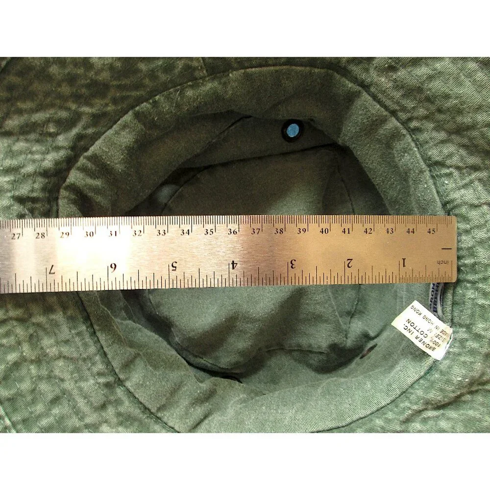 Women's Cotton Bucket Hat Olive Green Medium - Picture 4 of 6